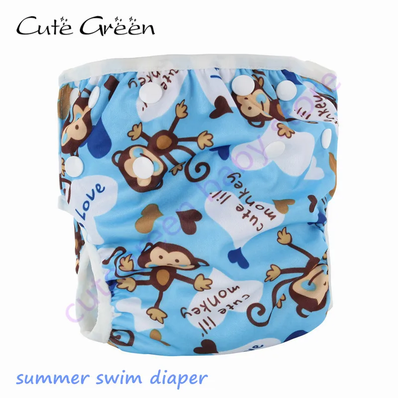10 шт. водонепроницаемые детские подгузники летние пеленки для плавания