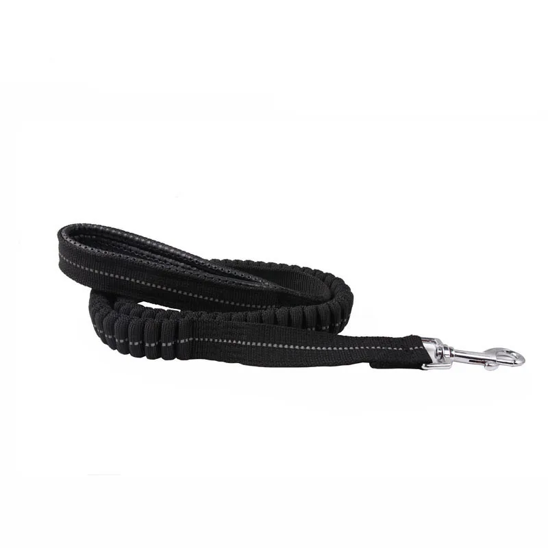 Reflective Stitching Bungee Dog Leash Elastic WalkingTraining Lead Black 120cm | Дом и сад