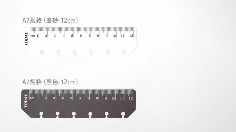 1 шт., простой блокнот B5, A5, A6, A7, сменный блокнот, 6, 7, 9, кольцевая линейка, пластиковая, белая, черная, офисные, школьные принадлежности, канцелярские принадлежности