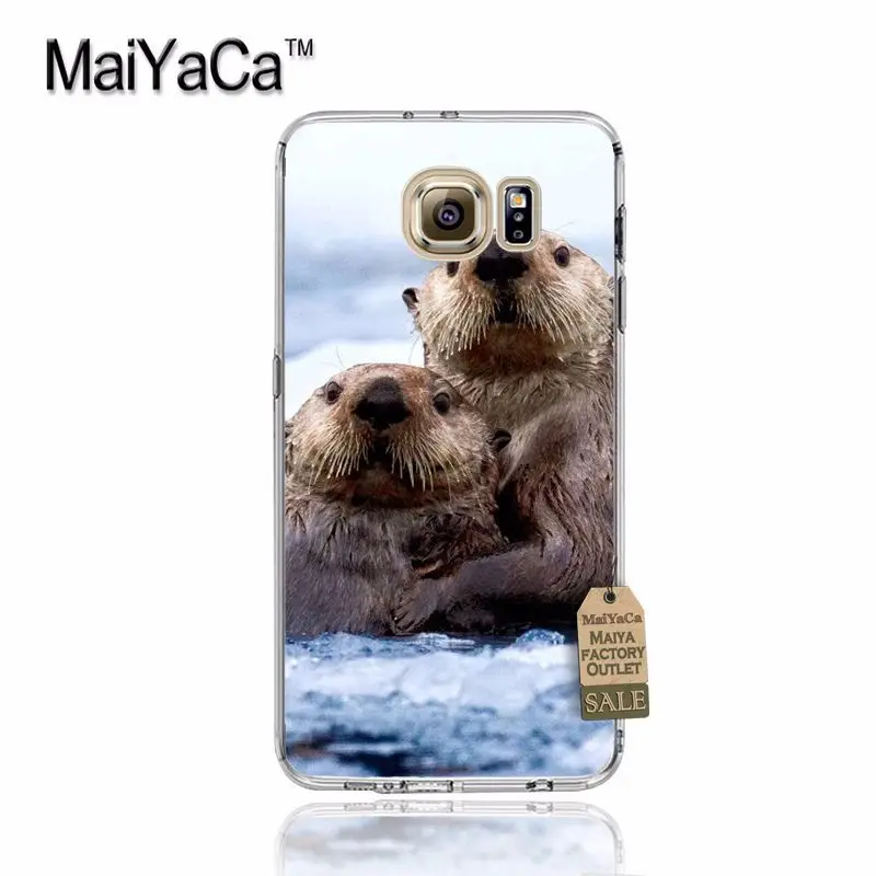 MaiYaCa sh3350 прекрасный вырезать выдра воды животного мягкий чехол для телефона из