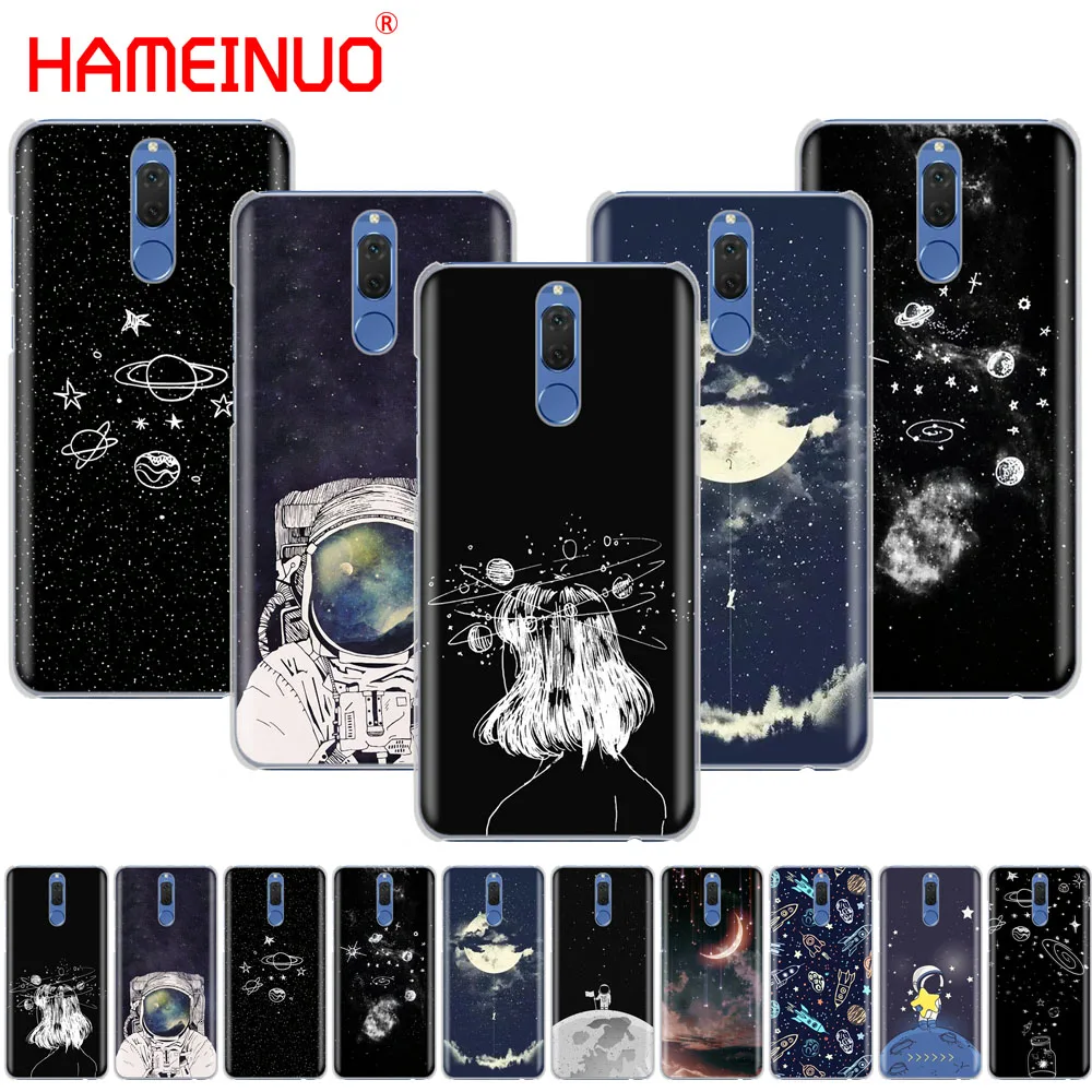 Чехол для телефона с рисунком космоса Love Sun And Moon Star Huawei NOVA 2 2S 3e PLUS LITE p smart 2018 enjoy 7s mate