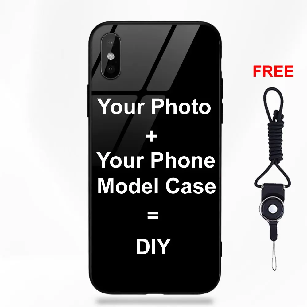 your photo Майкл Джордан баскетбольные доски для Apple iPhone 5 5C 5S SE 6 6S 7 8 Plus X XS Max XR мягкая ТПУ Рамка+ закаленное стекло Лидер продаж - Цвет: your photo