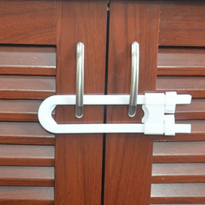 2 шт. U образные замки для дверей и шкафов|child safety lock|safety lockwindow locks |