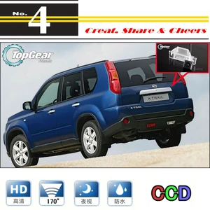 Автомобильная камера для Nissan X-Trail XTrail 2007  2012, Высококачественная камера заднего вида для PAL  NTSC  CCD + RCA