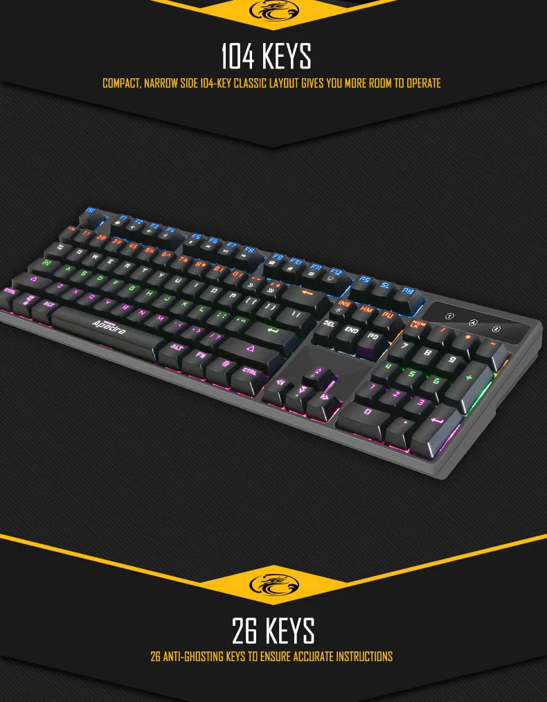 IMICE MK-X70 Mechanical Keyboard PC Wired Notebook Universal Color Hat 5 colors Backlight Gaming Ranking Gamer#es | Компьютеры и офис