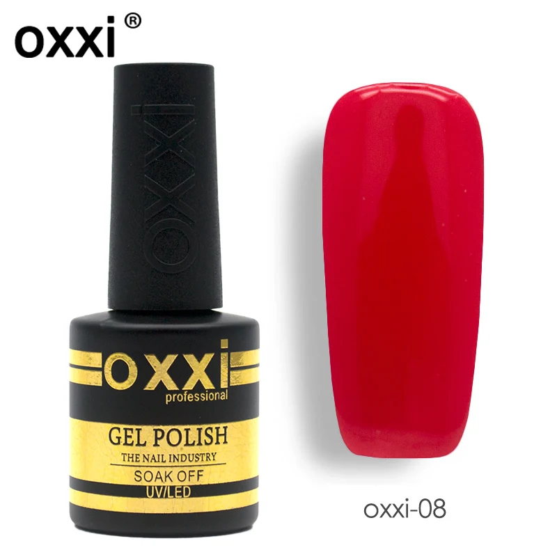 OXXI 8 мл Гель-лак для ногтей полуперманентный УФ-Гибридный Гель-лак для ногтей резиновое Базовое покрытие для России маникюрный Лидер продаж - Цвет: oxxi-08