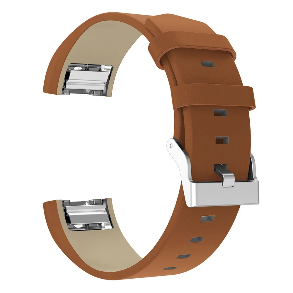 Ремешок из натуральной кожи для Fitbit Charge 2, ремешок, умный браслет, часы, ремешок для Fitbit Charge2, сменный Браслет с сердечным ритмом