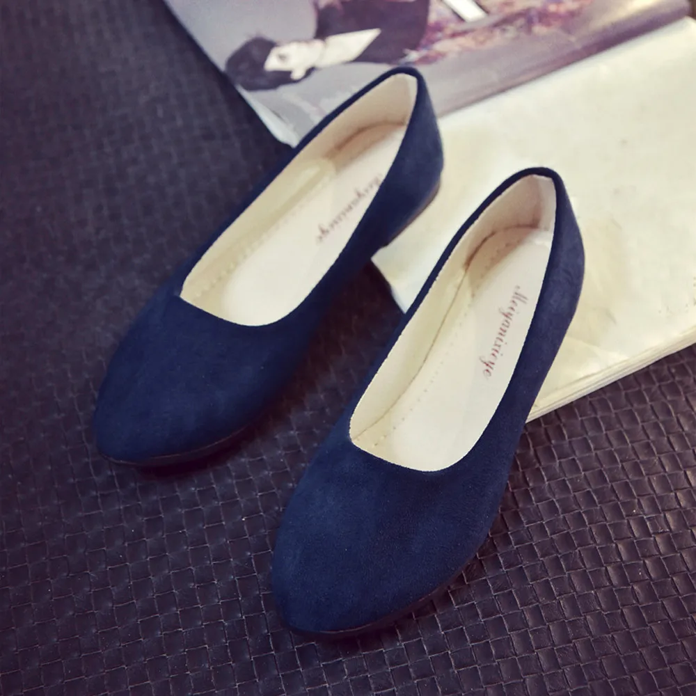 

SAGACE Women Shoes Slip On Shallow Outdoor Leisure Flat Heel Casual Women Shalllow Single Shoes Soft-soled Ladies Shoes