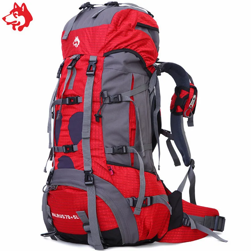 Спортивная сумка для активного отдыха 75 л красный/синий/желтый л|sport bag|high qualitybackpack