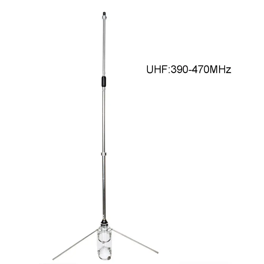 UHF 390-470MHz RETEVIS антенна с высоким коэффициентом усиления для рации ретранслятор UHF/VHF базовая станция из алюминиевого сплава SL16 разъем приемопередатчик антенна - Цвет: UHF 390-470MHz