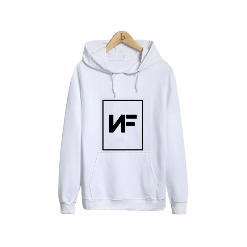 8 Pkorli Moleton Masculino Slim NF Hoodies Men Sweatshirt Long Sleeve Pullover Hooded Men'S Letters Printed Rapper Hoody - Цвет: 8