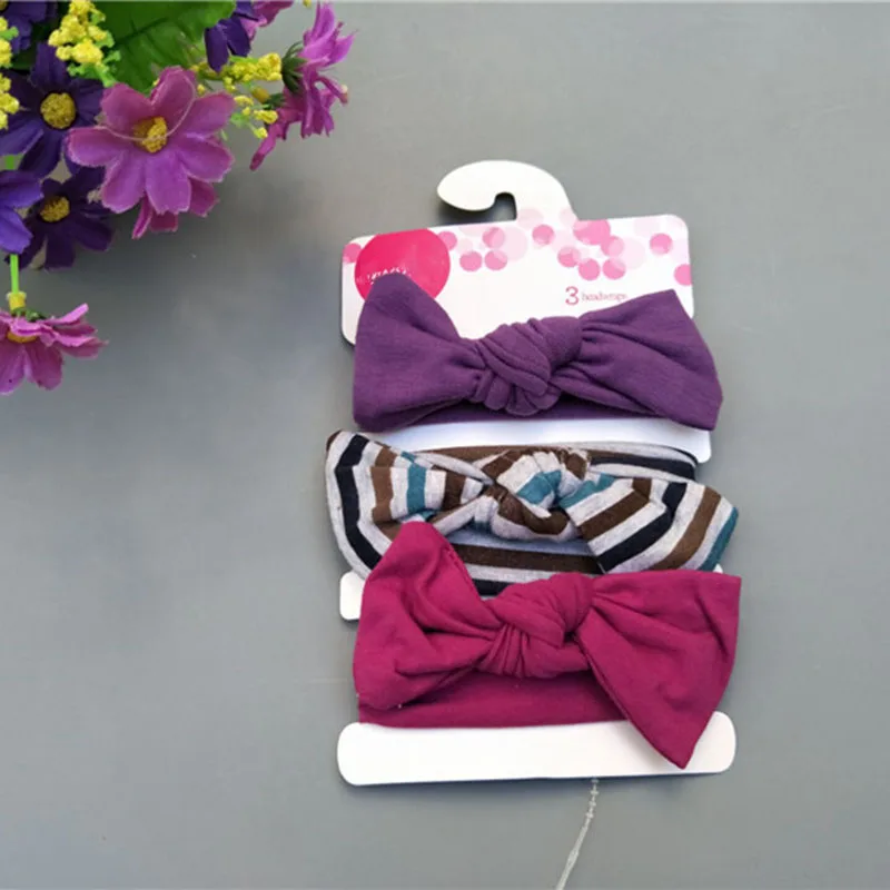 style 4 set 5 3 шт./компл. Цветочные Луки Детские оголовье в горошек бантом Haarband ободки для девочек хлопок Дети повязка на волосы для девушек аксессуары для волос - Цвет: style 4 set 5
