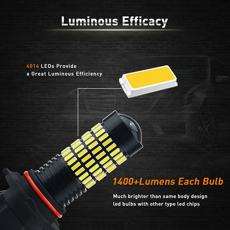 OXILAM H8 H11 9005 HB3 9006 HB4 H10 H16 5202 PSX24W P13W светодиодные лампы автомобильные
