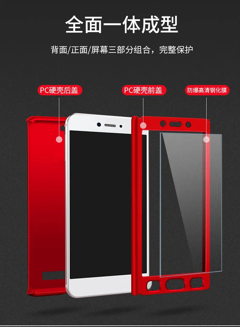 KIYLCZXYCM закаленное Стекло + PC жесткий матовый чехол для Xiaomi Redmi 5A случае 5 0 &quotПолная