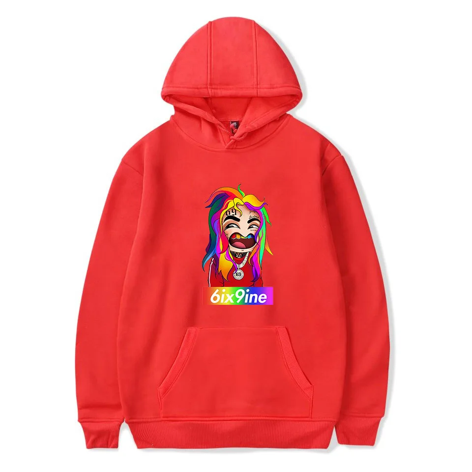 69 6ix9ine мультяшная толстовка мужская толстовка с капюшоном Рэпер Хип Хоп Уличная одежда свитшоты скейтборд Мужская/Женская забавная одежда