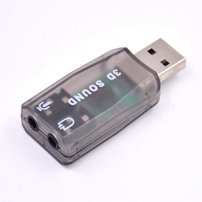 Виртуальная звуковая карта 5 1 USB внешний Звуковой адаптер usb к разъему 3 мм