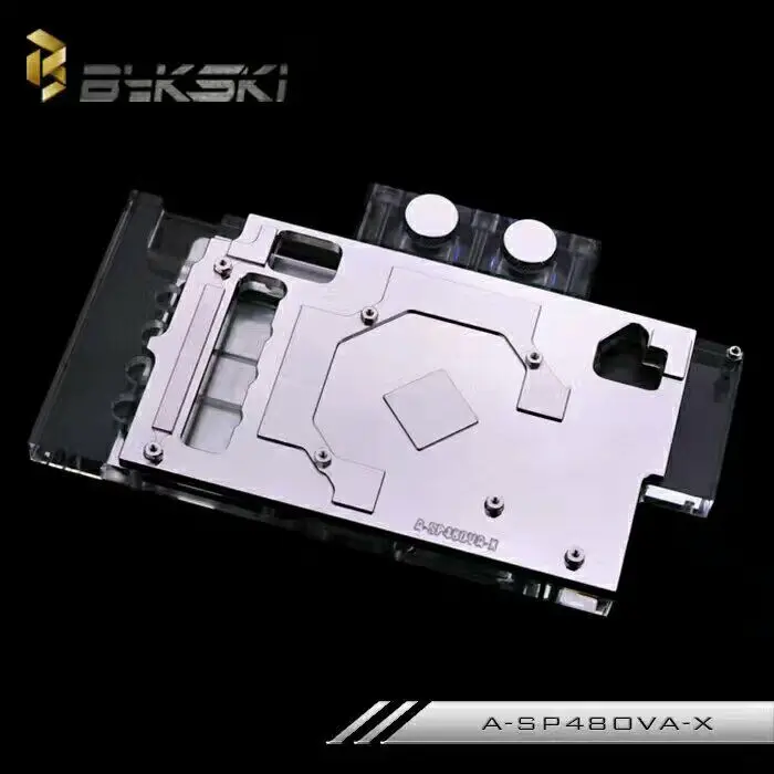 Bykski A SP48OVA X GPU Блок водяного охлаждения для Sapphire Pulse RX480 RX580|water cooling block|cooling blockgpu water