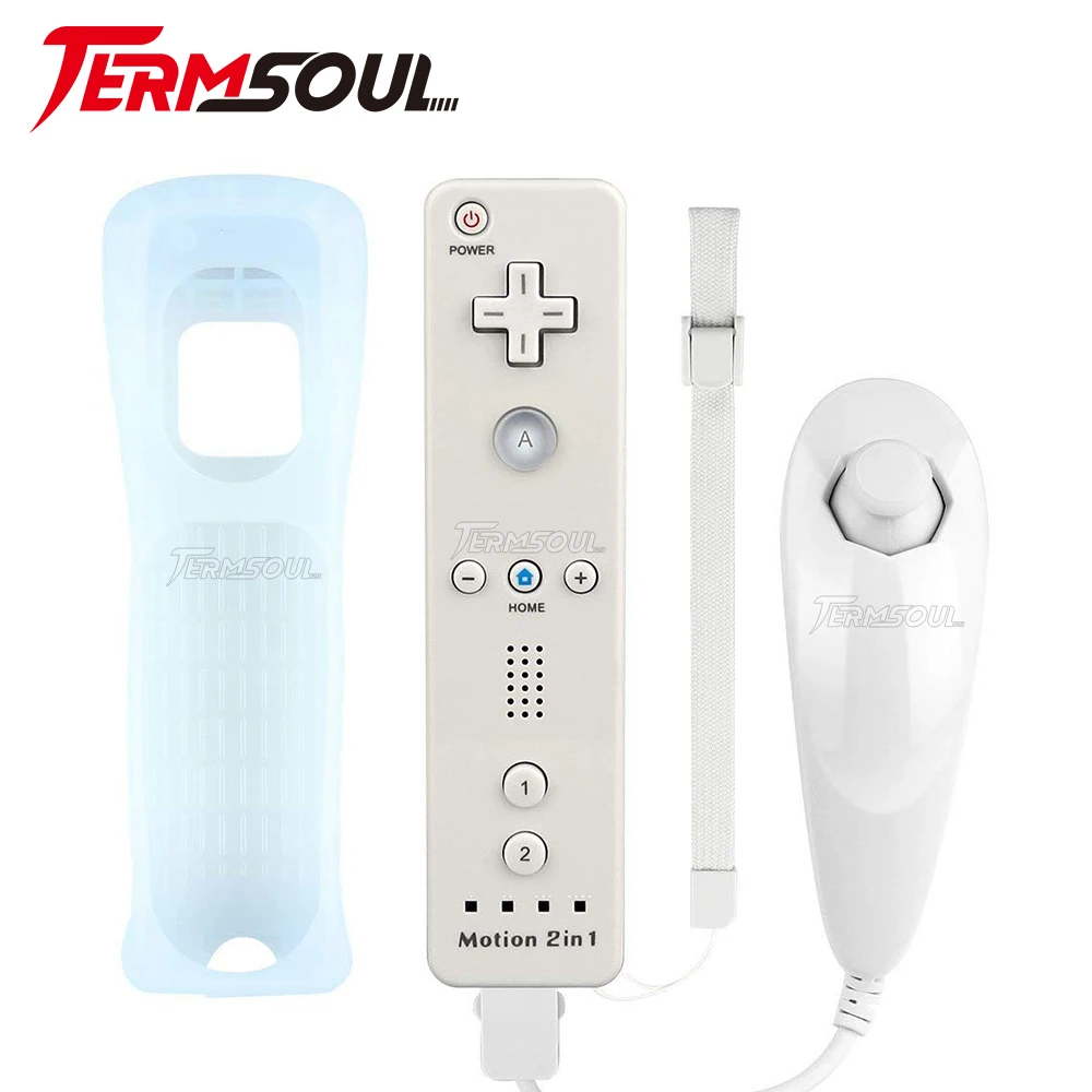 Termsoul XW15 для контроллера nintendo wii и встроенного вибрационного двигателя Nunchuck Motion Plus