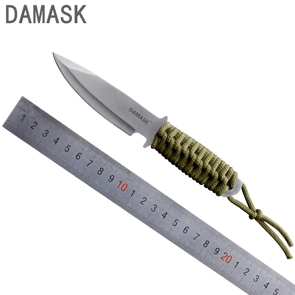 Модные EDC уличный карманный нож Sharp Нержавеющая сталь фиксированным лезвием Ножи