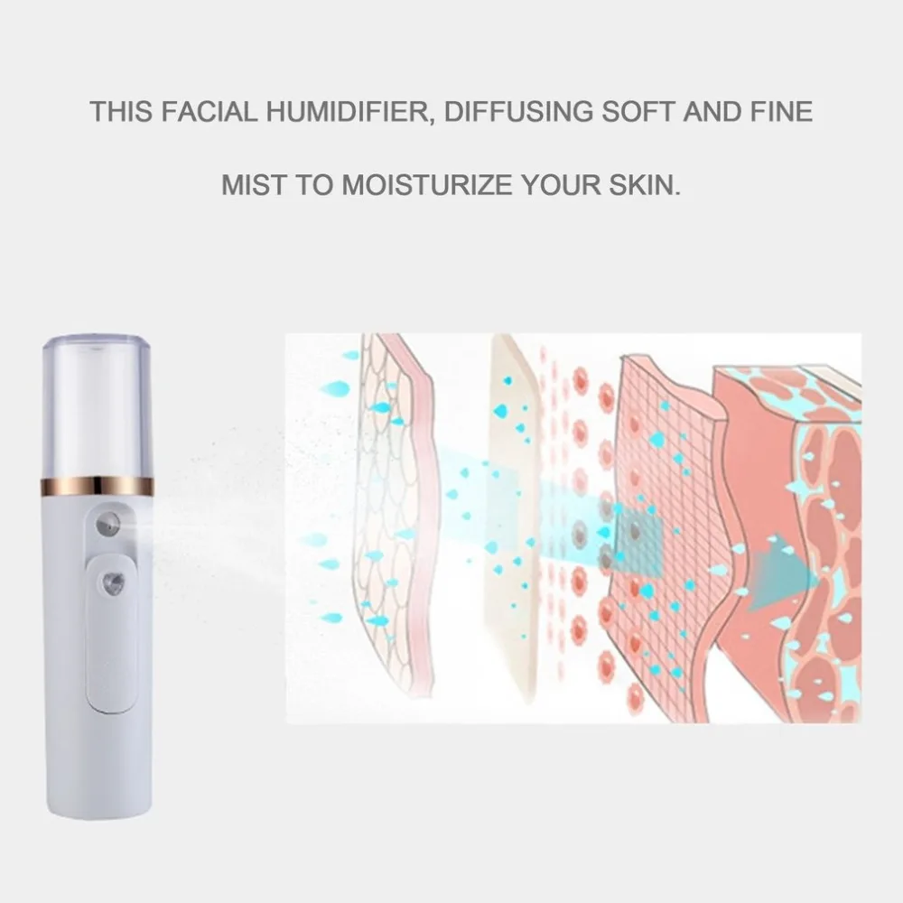 USB Перезаряжаемый распылитель тумана портативный удобный увлажняющий