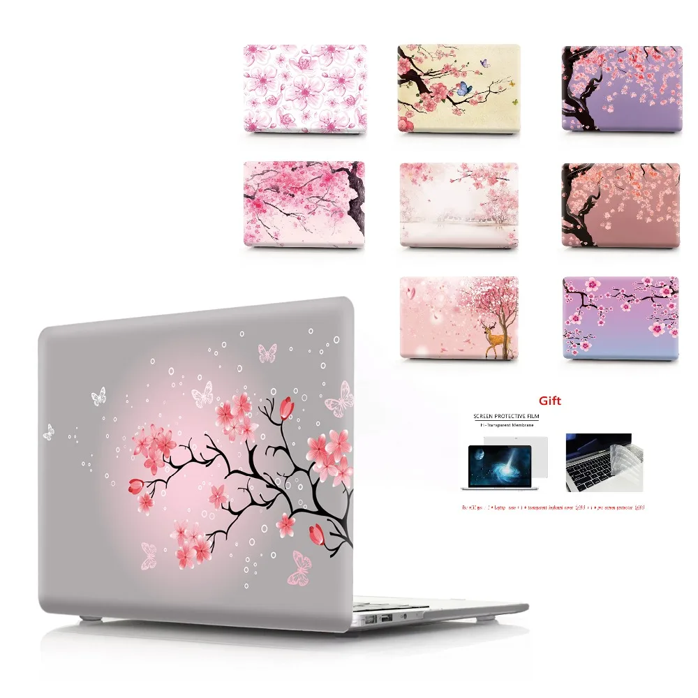 Чехол для ноутбука с цветочным принтом 2020 Macbook Air Pro Retina M1 Chip 11 12 13 15 16 дюймов чехол