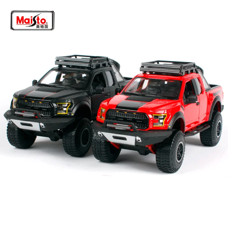 Maisto 1:24 внедорожник короли 2017 FORD F 150 F150 RAPTOR пикап литая модель автомобиля игрушка