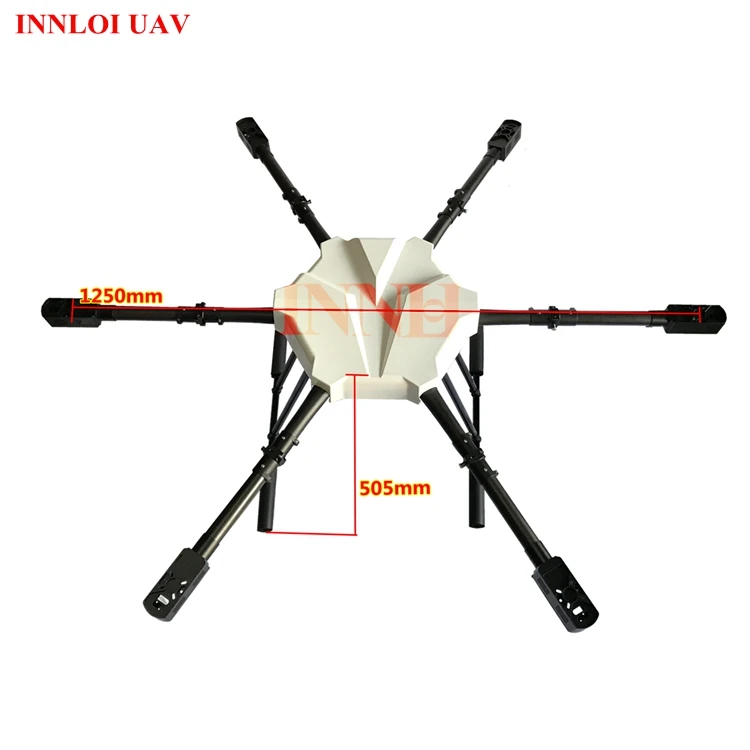 DIY 1250 мм 6 Ротор Hexacopter углеродное волокно складная рама для сельскохозяйственный