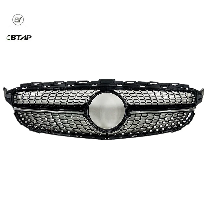Новый Алмазный гриль BTAP для Mercedes Benz W205 C Class C250 C300 C400 2015 18 передняя решетка|Гоночные