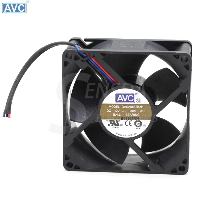 Оптовая продажа оригинал для AVC 8032 8 см 80 мм DASA0832B2H DC 12 В 0.80A корпус компьютера