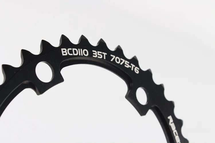RACEWORK BCD 110/130 мм 35/50T овальный двойной дисковый Звездочка MTB Горный Дорожный велосипед звездочка цепной кольцо