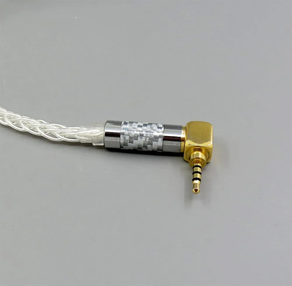 8 ядер 99.99% чистый Серебристые наушники кабель для Shure AKG N5005 N30 N40 MMCX LN006247