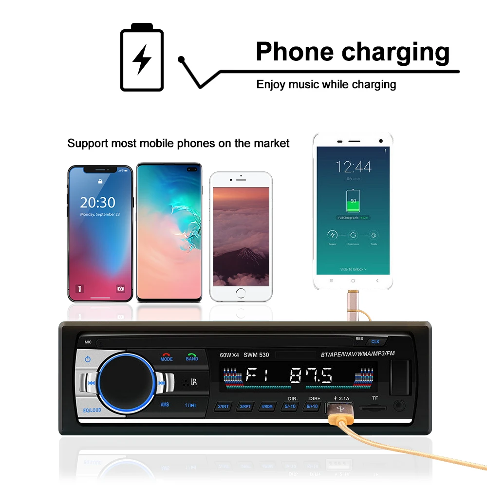 Новый Bluetooth автомобильный стерео fm радио Автомобильный MP3 аудио плеер