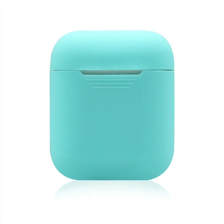 Mint green Свадебные подарки для гостей, силиконовая коробка для зарядки наушников, силиконовый резиновый чехол, защитный чехол для подружки невесты, вечерние подарки - Цвет: Mint green