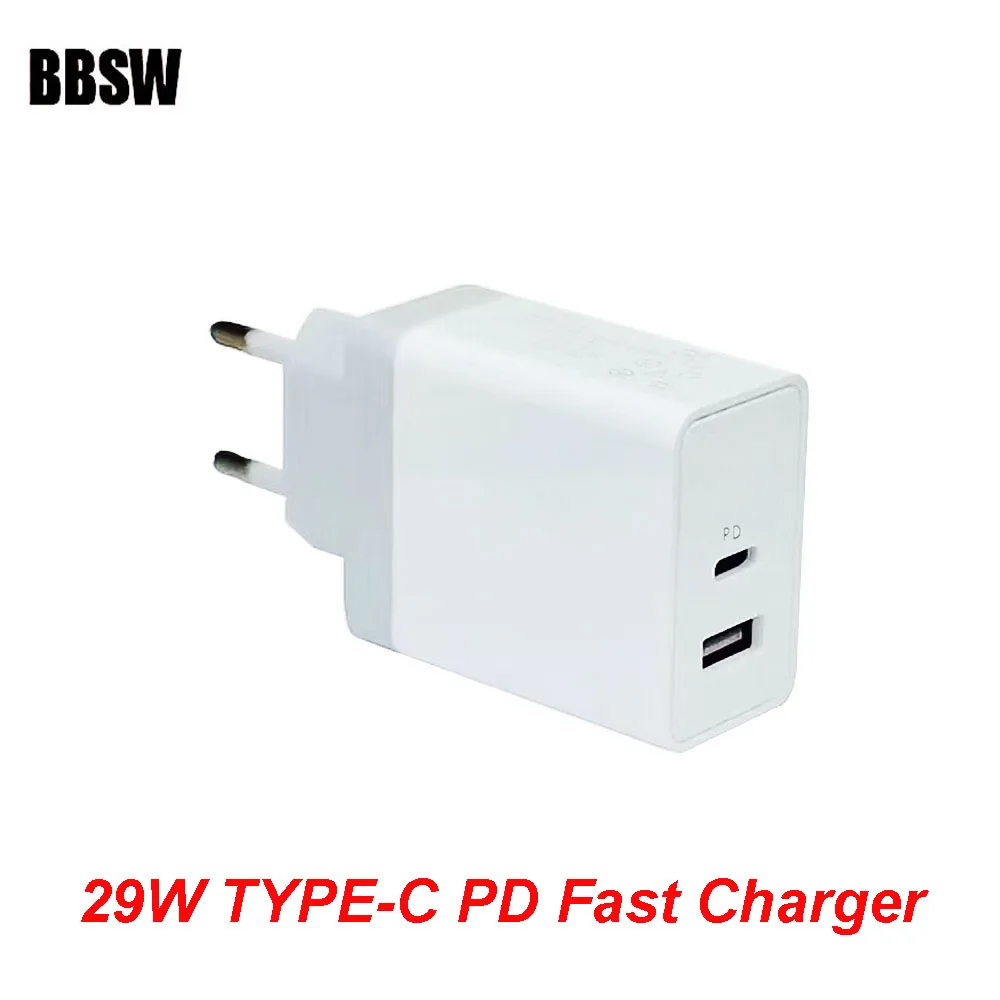 29 Вт usb type-C PD быстрое настенное зарядное устройство адаптер с питанием для iPhone 11 Pro Xs MAX Xr X 8+ Macbook Pro USB-C PD зарядное устройство
