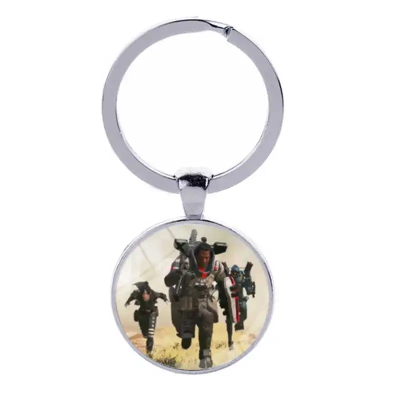 31 Новинка, брелок для ключей Apex legends, модель из сплава, игрушки Apex, Горячая игра, аксессуары, фигурка, металлический брелок для ключей, подарки для детей на день рождения - Цвет: 31