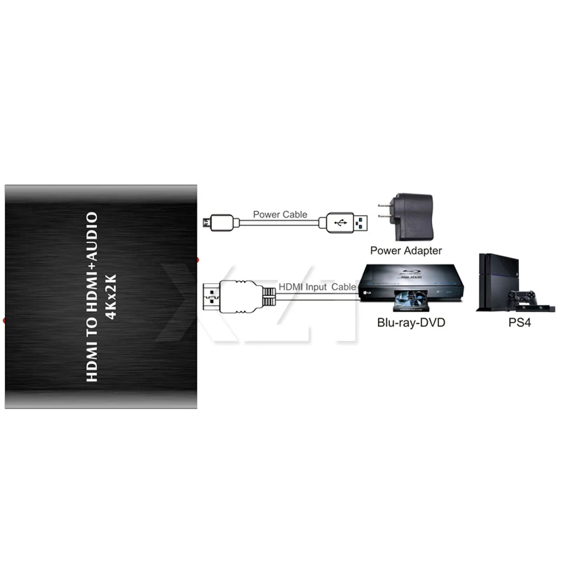 1 шт. оптический SPDIF/rca стерео совместимому с HDMI разветвитель 3 5 мм аудио 6 75 Гбит/с