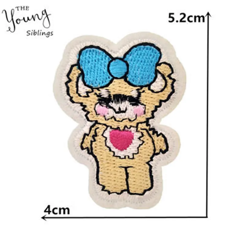 Швейные Изысканные детские Мультяшные термоклейкие патчи Вышивка аппликация