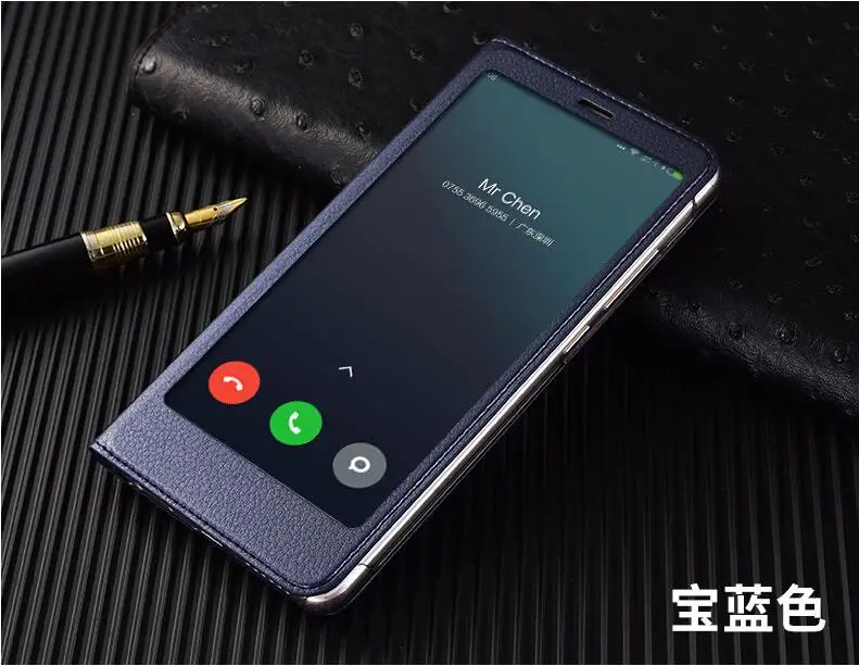 Искусственная кожа xiaomi Mi A2 lite чехол xiaomi 6X redmi 6 pro Чехол Флип-кожаное окно фронтальная защита из легкоплавкого стекла смарт-чехол для телефона