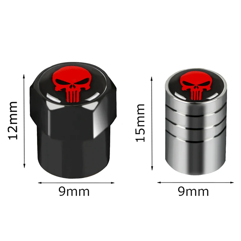 Череп Mastermind японский значок украшение автомобиля колеса шины клапан крышка