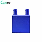 (Специальное предложение) алюминиевый блок водяного охлаждения с охлаждением 41x41x12 мм, жидкокристаллический радиатор, радиатор сделай сам