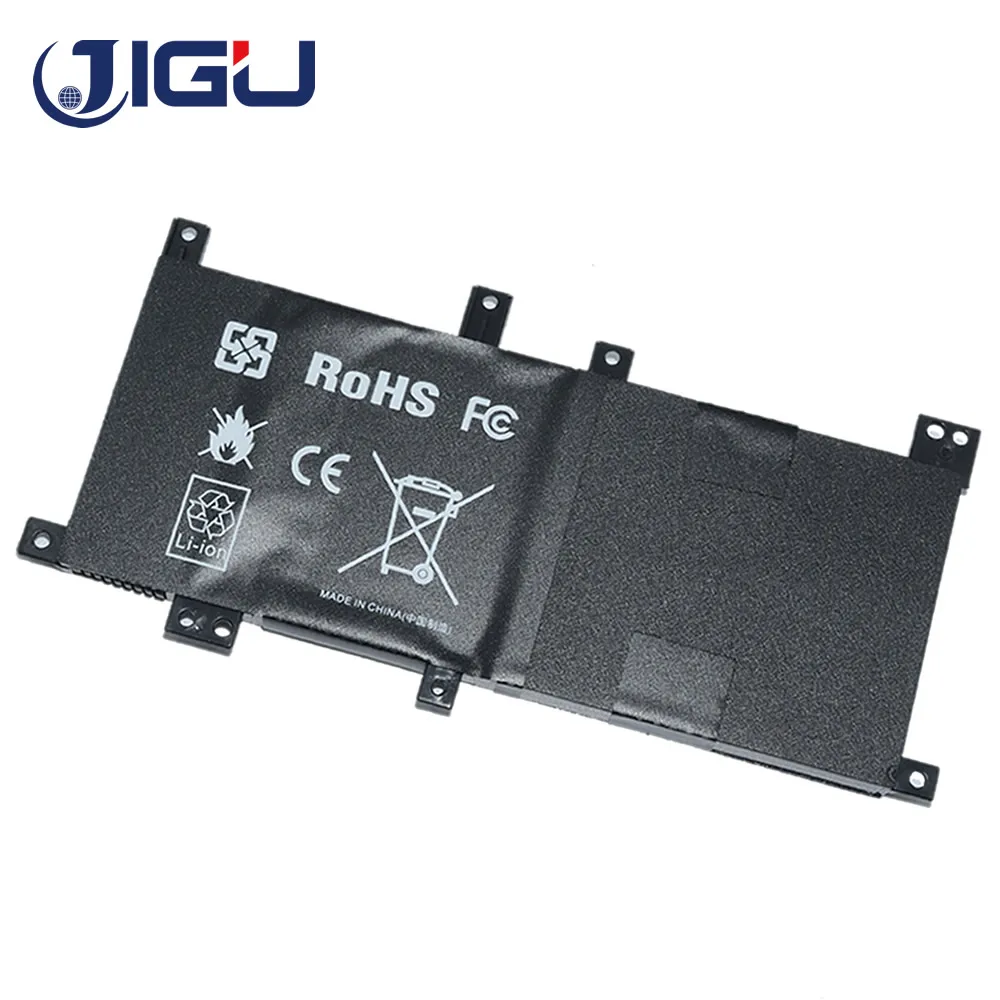 JIGU 4 ячейки батареи для ноутбука C21IN401 C21INI401 C21N1401 C21PqCH ASUS A455L K455LD X455LA X455LD X455 X455DG