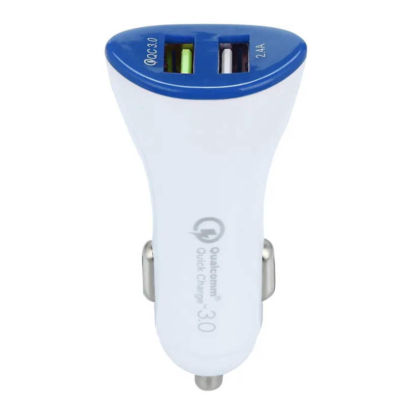 Автомобильный Стайлинг kongyide автомобильные зарядные устройства QC3.0 Dual USB зарядное