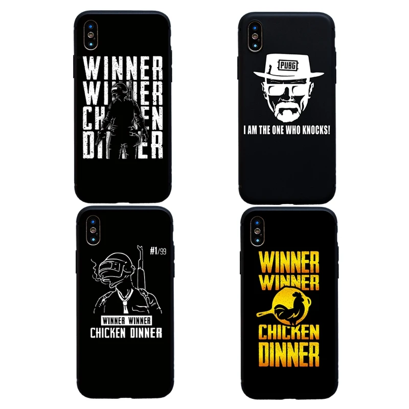 Хит продаж мягкий чехол с изображением игры PUBG Winner цыплятами для iPhone 6 телефона 6s 7
