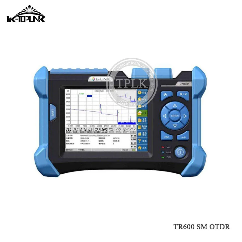 Бесплатная доставка TR600 OTDR волоконно оптический FTTX тестер SM FTTH 1310/1550nm 32/30 дБ