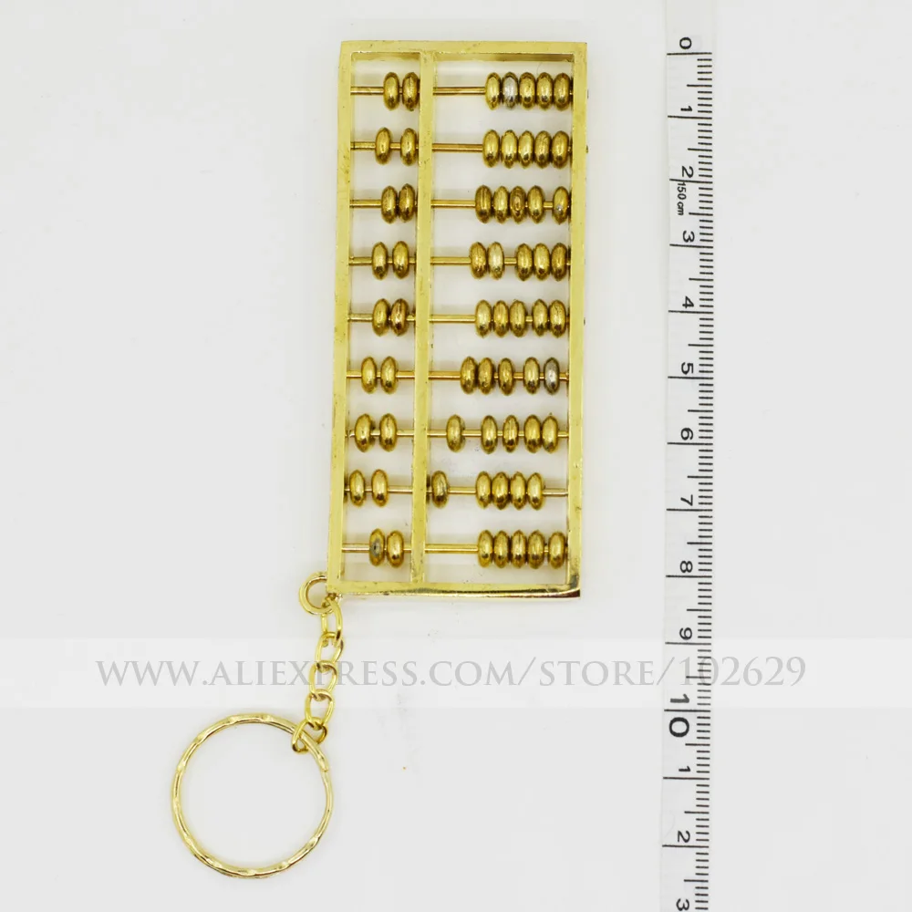 Золотой Металл Abacus китайский расчетный инструмент для 1/3 1/4 1/6 BJD кукла украшение