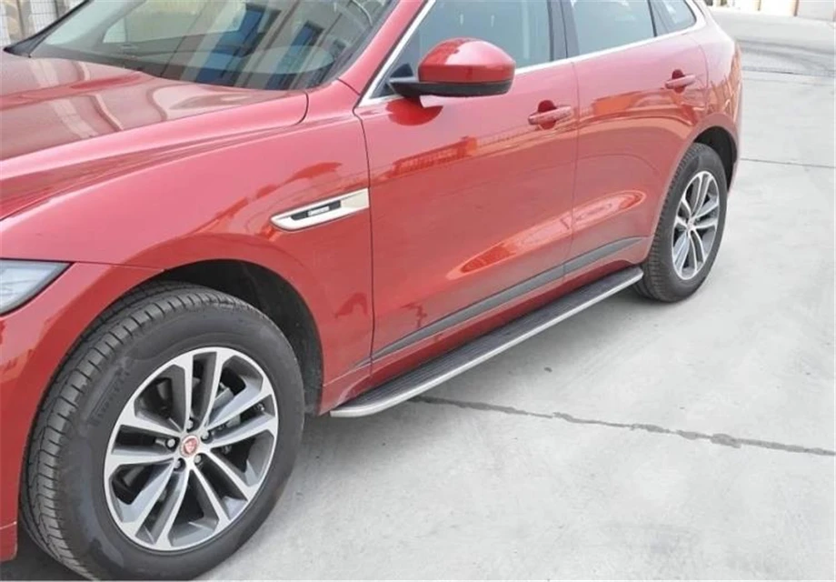 Для Jaguar F PACE 2016 2017 автомобильные подножки боковые ступенчатые педали высокое