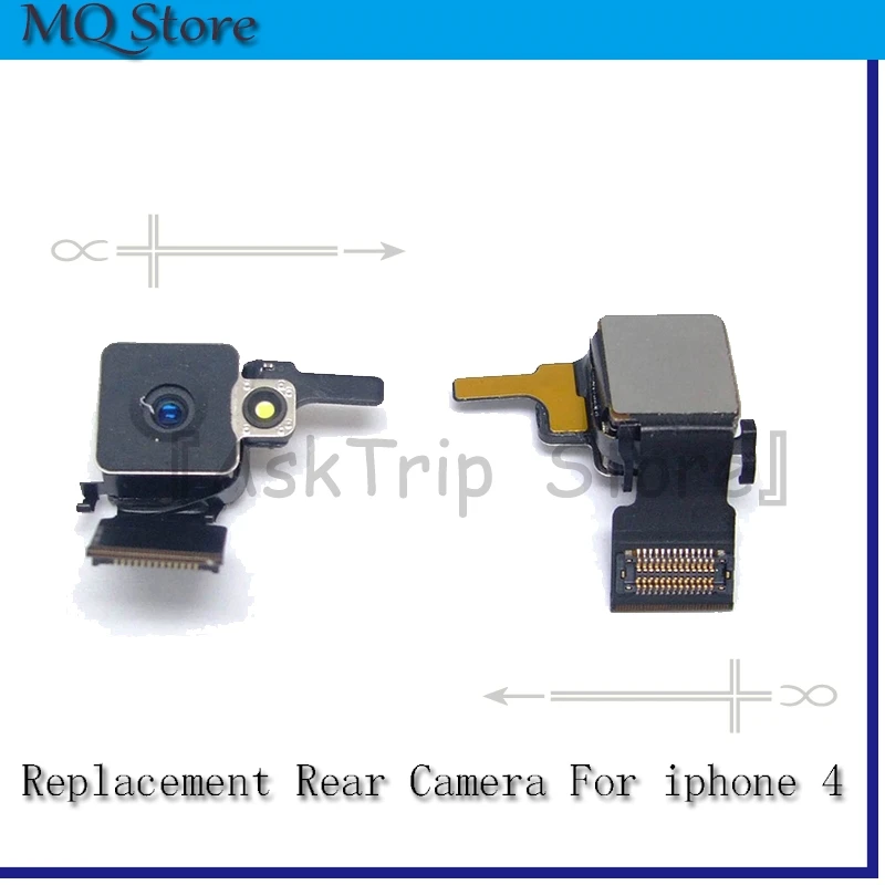 100% новая задняя основная камера гибкий модуль для iPhone 4 4S 5 5S 5C 6S 6 Plus Высокое