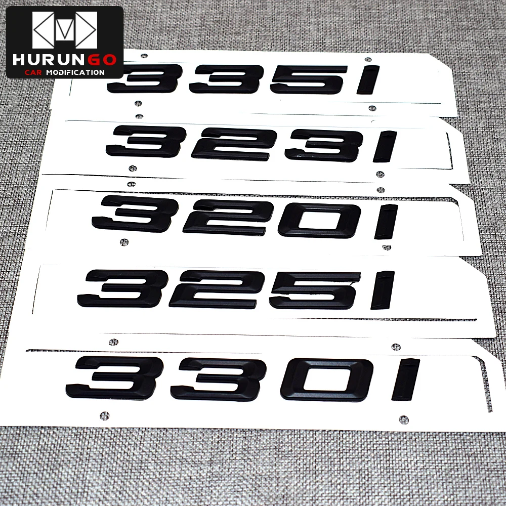 Новинка 3D Эмблема для багажника BMW 3 series F30 F31 F34 E90 E46 Matt Black 320i 323i 325i 330i 335i надпись