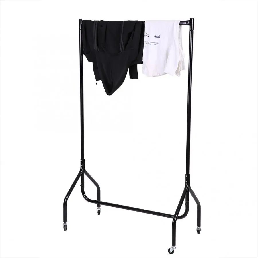 3 фута сверхмощный Rolling одежды рельс одежда висячий Дисплей Органайзер, стеллаж инструмент