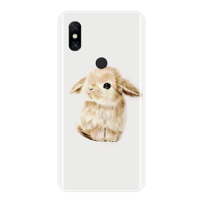 Милые чехлы для телефонов с изображением животных Xiaomi Mi Max 1 2 3 мягкий силиконовый